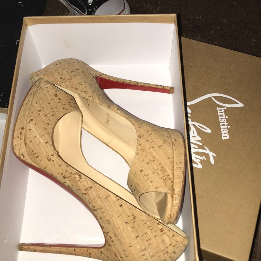 Christian Louboutin Yolanda 120 Cork
